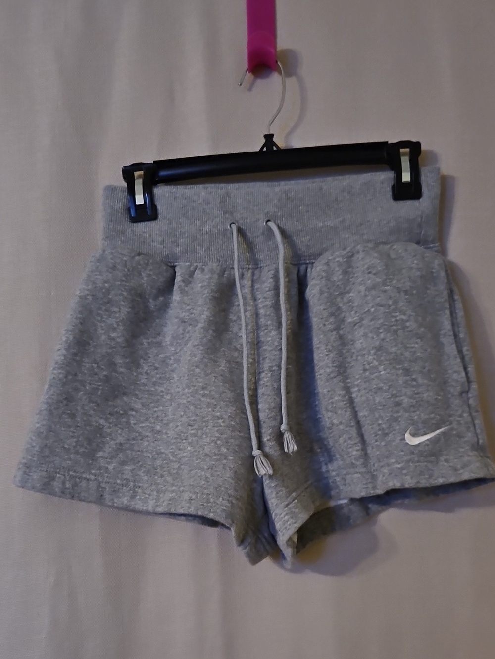 Nike Women's Heather Gray Athletic Drawstring Shorts